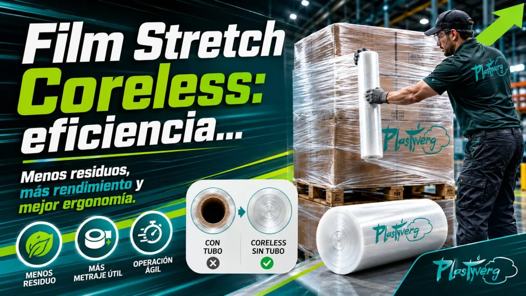 Blog — Film Stretch Coreless: eficiencia, menor residuo y más sustentabilidad en tu operación