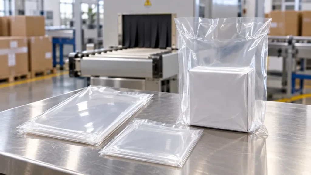 Bolsa Polytractil® Termocontraíble en contexto industrial